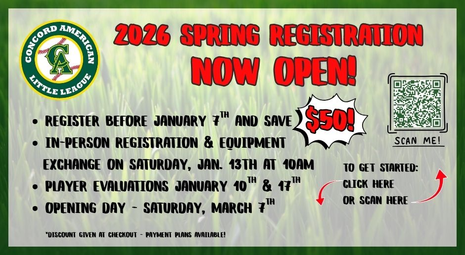 Registration NOW Open - Click HERE!